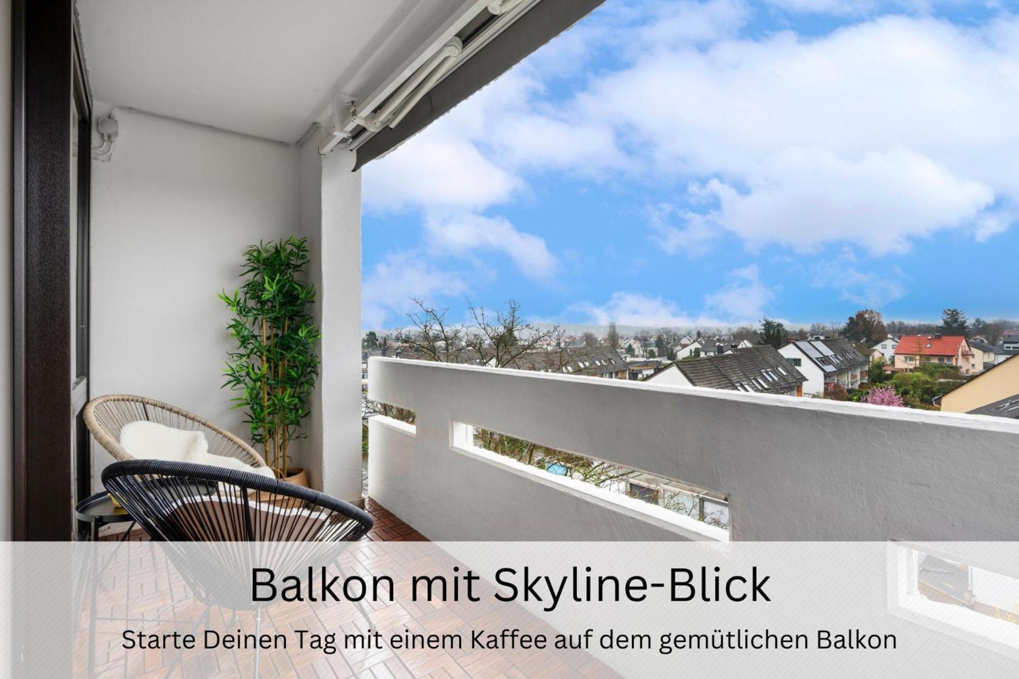 Urban Jungle Industrial Parkplatz Balkon Business Apartment Dreieich Exterior photo